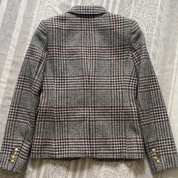 J.Crew Wool Schoolboy Blazer in Houndstooth Plaid - Picture 10 of 16
